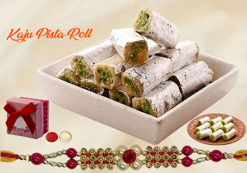 రక్షాబంధన్ స్పెషల్ - కాజు పిస్తా రోల్ రెసిపి